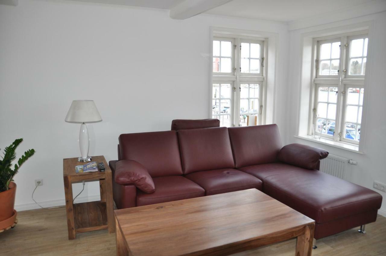 Ferienwohnung Hafenblick vom Kapitänshaus Flensburg Exterior foto